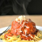 Spaghetti and Giant Meatballs