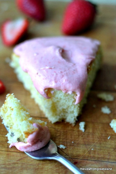 best cake recipe, vanilla strawberry cake